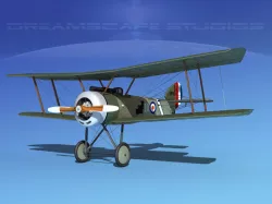 Sopwith Pup Fighter 3D model