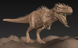 Spikey the T-rex  3D model