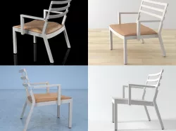 Spring Low 3D model