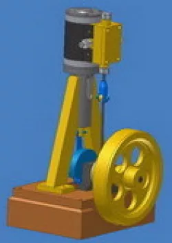 steam engine vertical