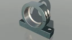 support spindle lathe -back