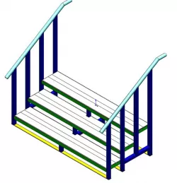 Three Step Stairs