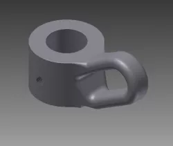 Tie-down shackle for M274 Mule