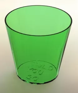 Told you so shot glass