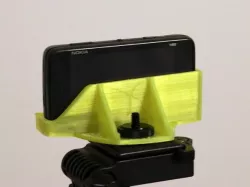 Tripod mount for Nokia N900 smartphone