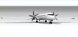 Turboprop Commercial Plane