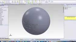 Tutorial: How to engrave a word on a complex surface?