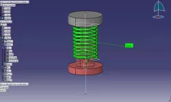 Tutorial: How to make an animation for a compression spring in Catia V5