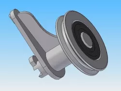 Ultimaker 2 Filament Guide (With bearing)