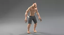 Werewolf  Low-poly  3D model