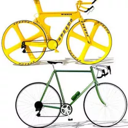 2 Bicycles Models 3D model