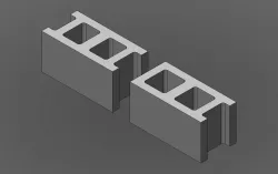 3D Cinder Blocks