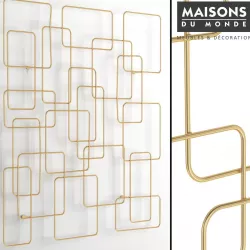 3D Squares Wall Decoration 3D model