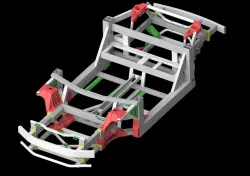 4 wheel frame