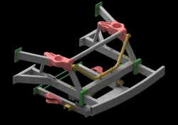 4 wheel frame