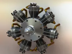 7 Cyl. Radial engine