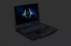 Alienware M17X R4 laptop 3D model