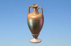 Amphora for table standing