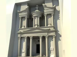 Architecture Petra 3D Model 3D model