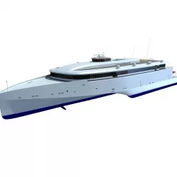 Austal Super Fast Yacht 3D model
