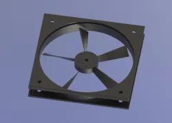 Axial Fan with 5 Blades
