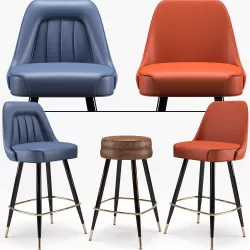 Bar Stool Richardon Seatings 3D model
