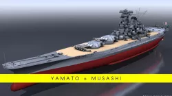 BATTLESHIPS YAMATO-MUSASHI BUNDLE 3D model