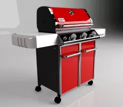 BBQ Genesis Weber 3D model