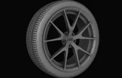 BBS wheel 3D model