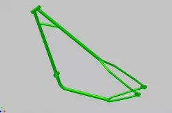 bicycle chopper frame