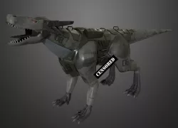 Buran MechDragon NSFW  Low-poly  3D model