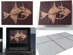 C  3D model