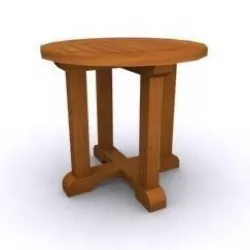 Caluco table 3D Low-poly  3D model
