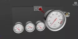 Car Instruments 3D model