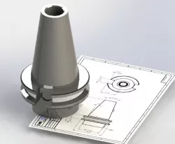 CAT-40 Tool Holder Body