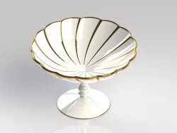 Ceramic vortex vase