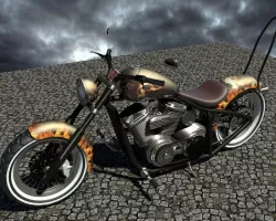 chopper motor 3D model