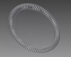 Circular spring part