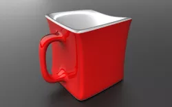 Coffee Mug Low-poly  3D model