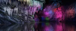 Colorful Cave 3D model