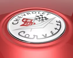 Corvette Logo Badge Retro