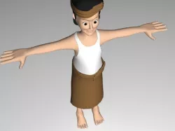 Cowboy 3D model