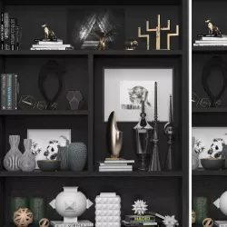 Decorative shelves 3D model