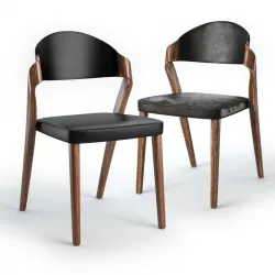 Designer Chair with two textures 3D model