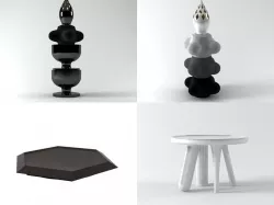 E  3D model