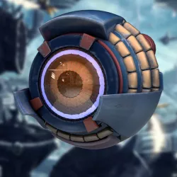 Eyeborg Sci-Fi Robot Game Model 3D model