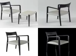 F    3D model