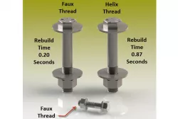 FAUX (False) Thread SolidWorks Example