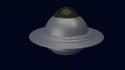flying saucer 3D model