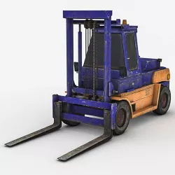 Forklift Low-poly  3D model